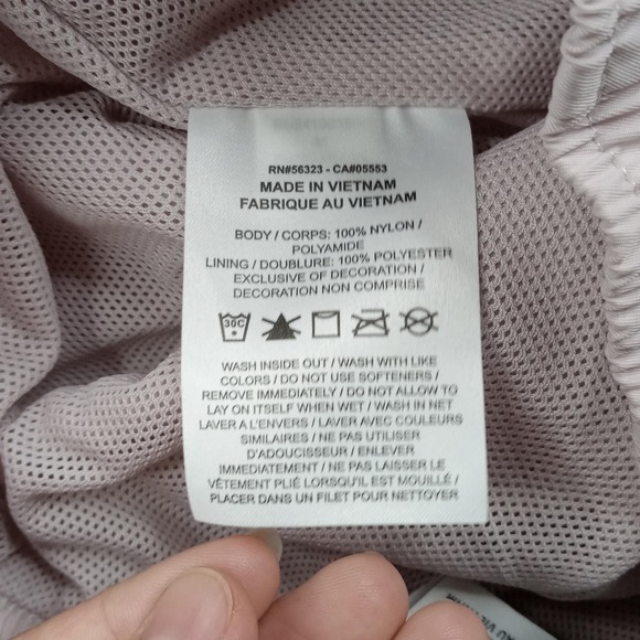 Nike Shorts Mens Medium Pink Cargo Bathing Suit Swim Board Mesh Lined Bottoms - Picture 7 of 8